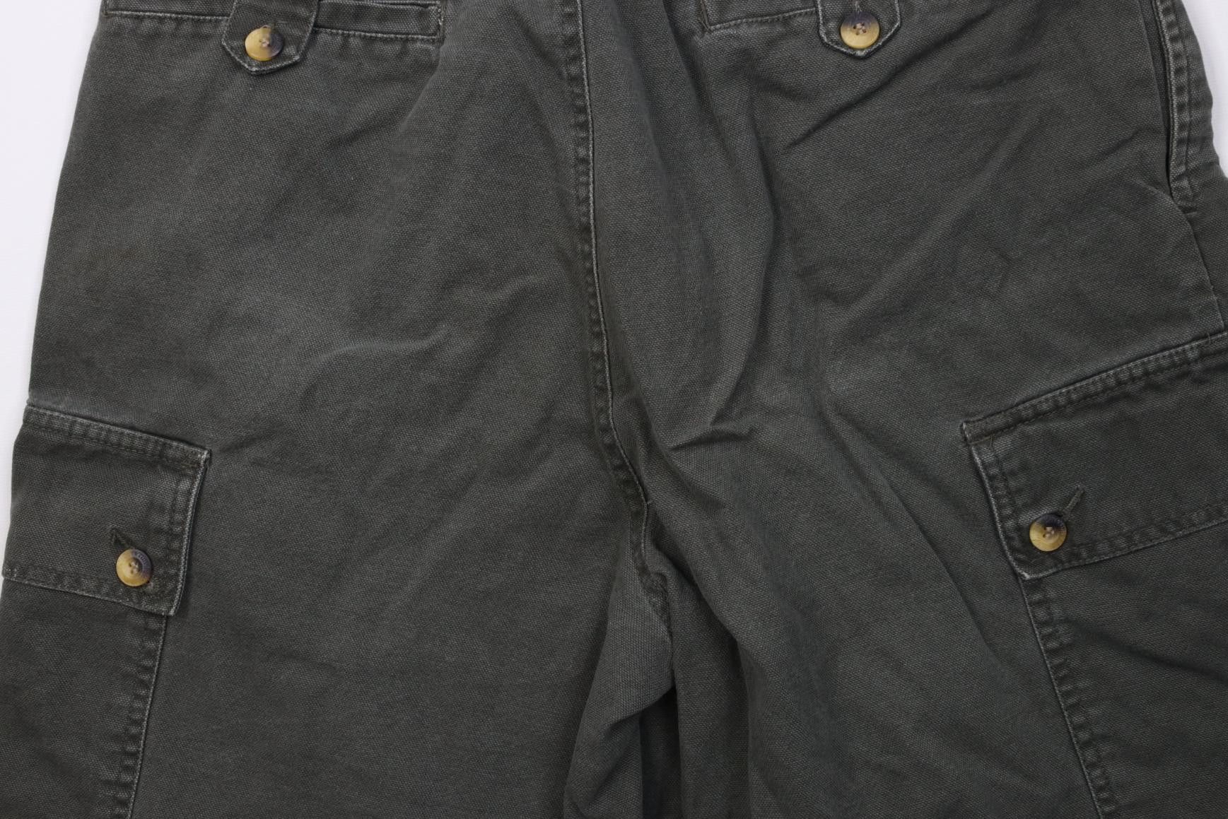 Vintage Vintage 90s Streetwear Above Knee Canvas Cargo Shorts Cotton Size US 30 / EU 46 - 12 Thumbnail