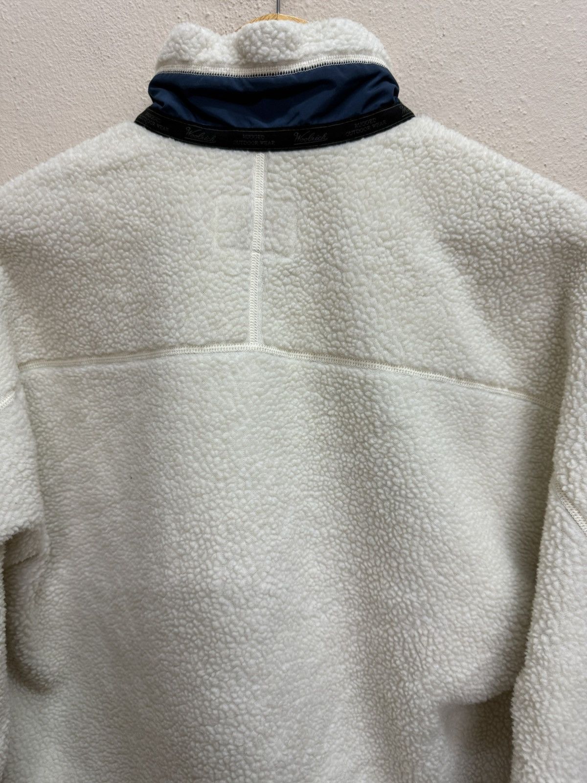 Japanese Brand Woolrich Rugged Outdoorwear Shearling Fleece Jacket Size US L / EU 52-54 / 3 - 18 Thumbnail