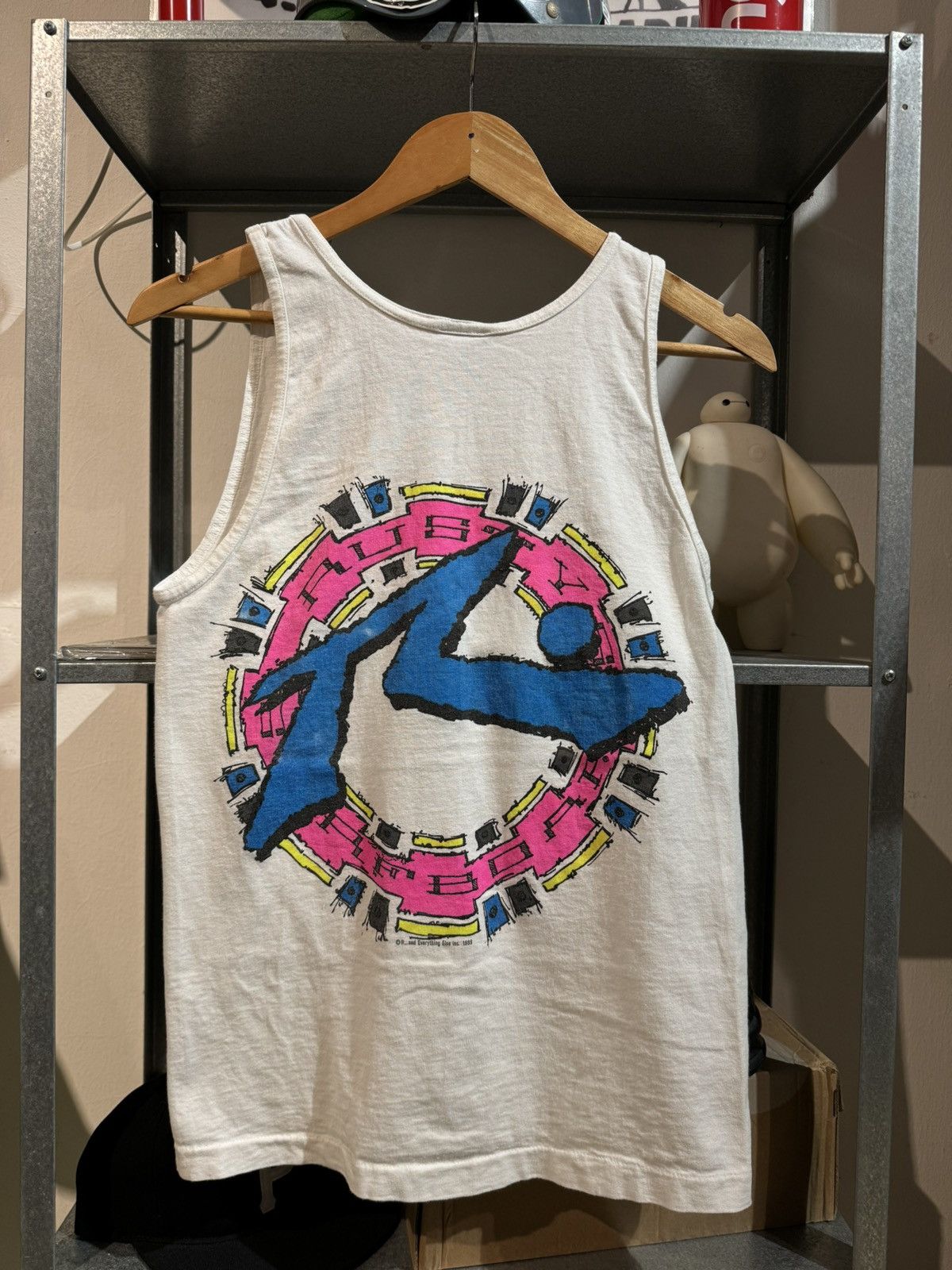 Vintage Vintage 90s Rusty SurfBoard Tank Top Oneita Tag Size US XS / EU 42 / 0 - 1 Thumbnail