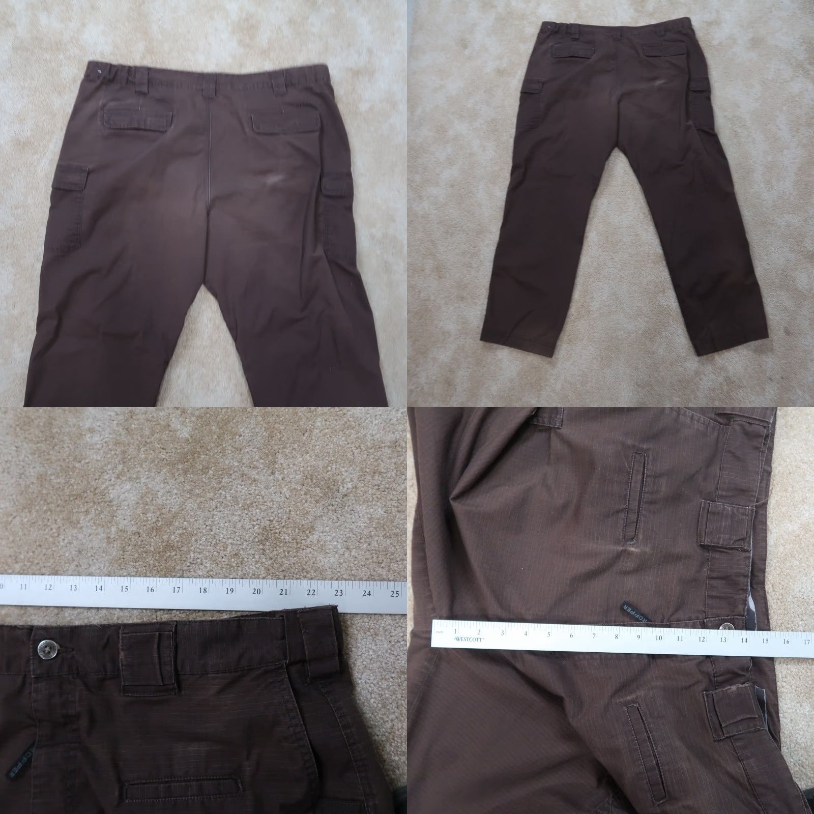 Propper VINTAGE Propper Cargo Pants Men's 46x33 Brown Pants Stretch Kinetic Ripstop Size US 30 / EU 46 - 8 Thumbnail
