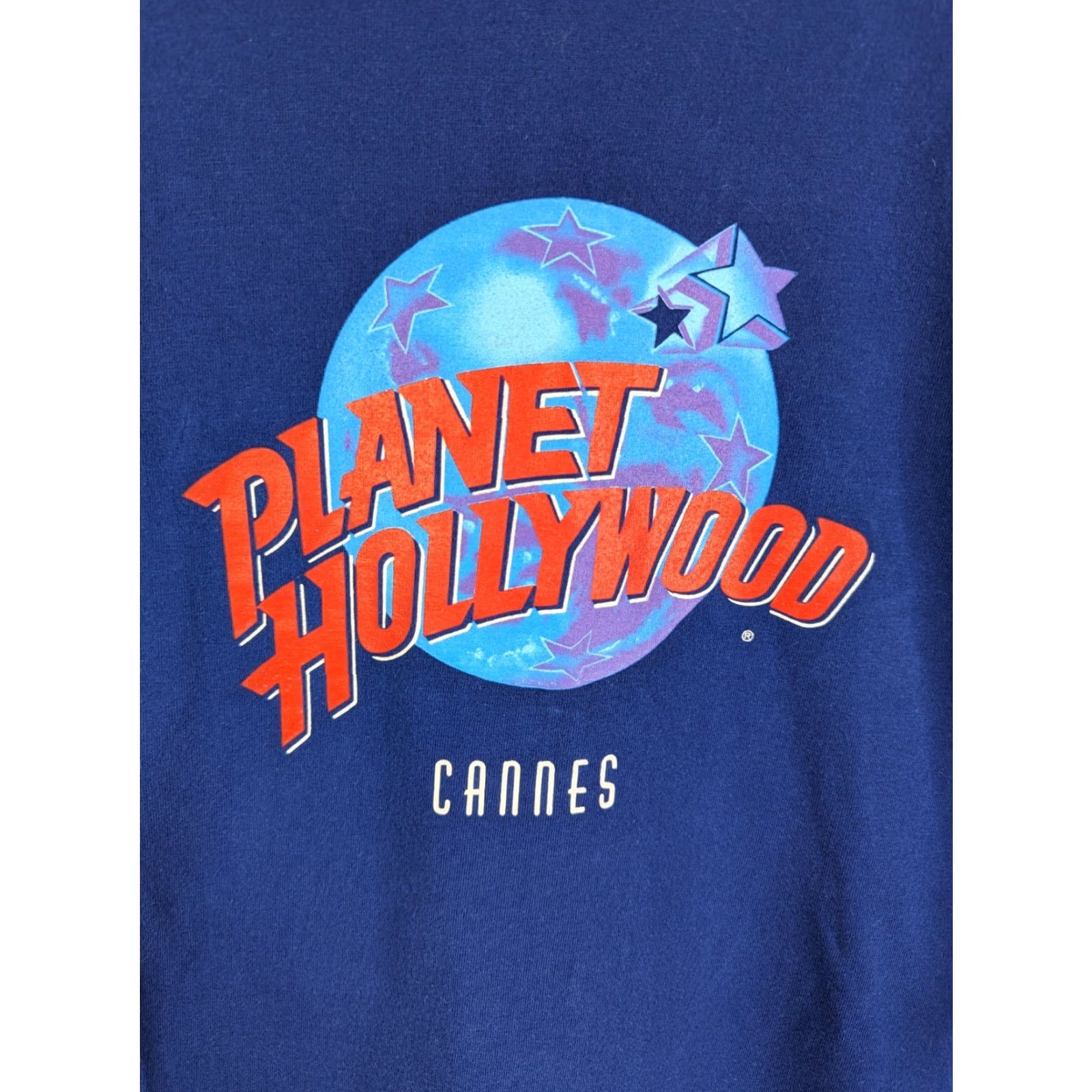 Planet Hollywood VINTAGE Planet Hollywood T-Shirt Blue 90s Size XL Men Crew Neck Short Sleeve Graphic Campt (Note: This line seems off) Size US XL / EU 56 / 4 - 2 Thumbnail