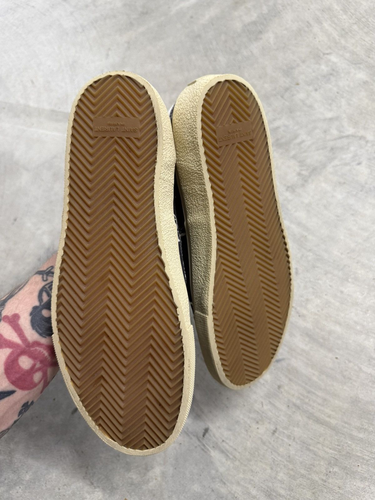 Saint Laurent Paris Saint Laurent S/S14 Blood Luster Skate Sneakers Size US 10.5 / EU 43-44 - 10 Thumbnail