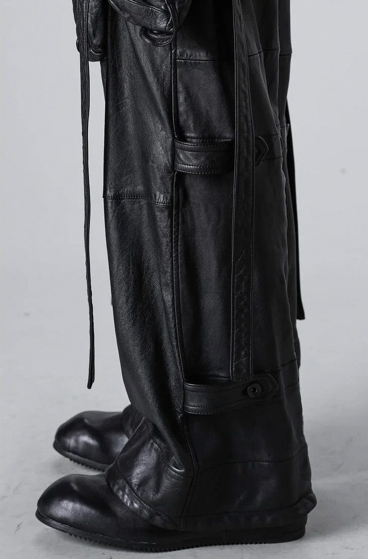 Julius Julius Leather Wide Gas Mask Cargo Pants Size US 34 / EU 50 - 8 Thumbnail