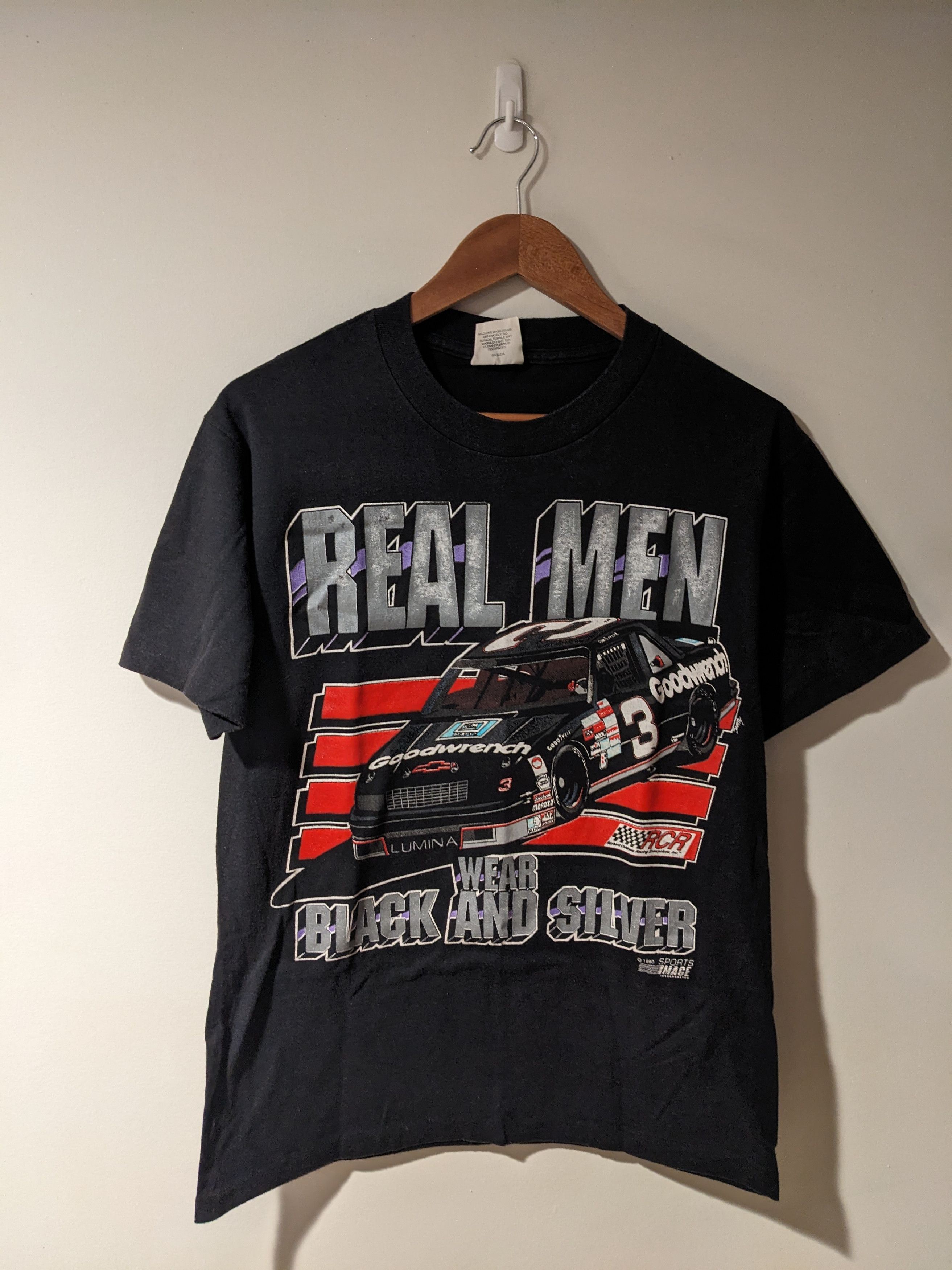 NASCAR × Vintage Vintage 1990 Dale Earnhardt Chase Authentic Nascar T-Shirt Size US M / EU 48-50 / 2 - 1 Thumbnail