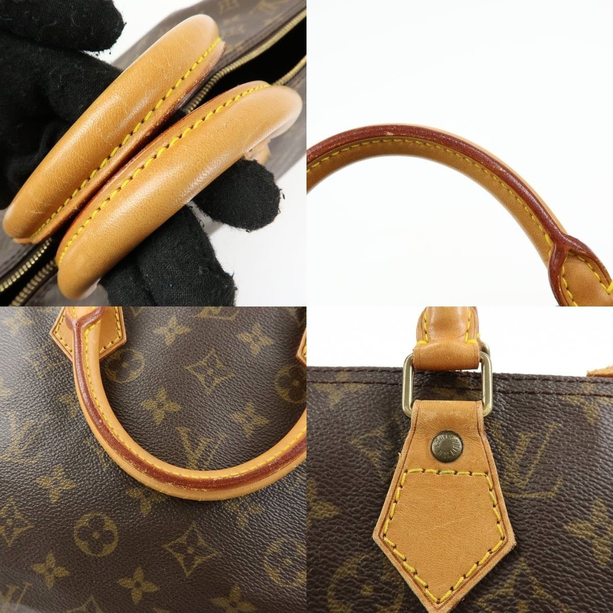 Louis Vuitton Louis Vuitton Monogram Speedy 40 Satchel Brown Size ONE SIZE - 4 Thumbnail