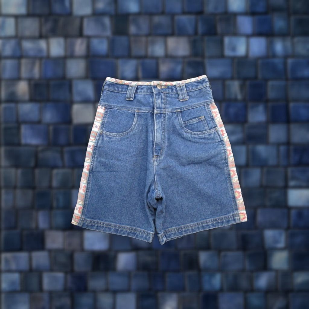 Vintage VINTAGE County Seat High Waisted Mom Blue Denim Jean Shorts Size 4 90s 5-Pocket Design Womens Jeans Shorts Silhouette Classic 90s Size 27" / US 4 / IT 40 - 1 Thumbnail
