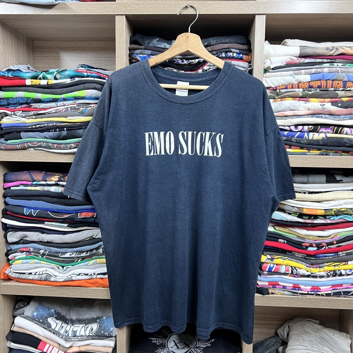Vintage Vintage Emo Sucks Grail — XL, Double Stitch, Proper Fade Size US XL / EU 56 / 4 - 1 Thumbnail