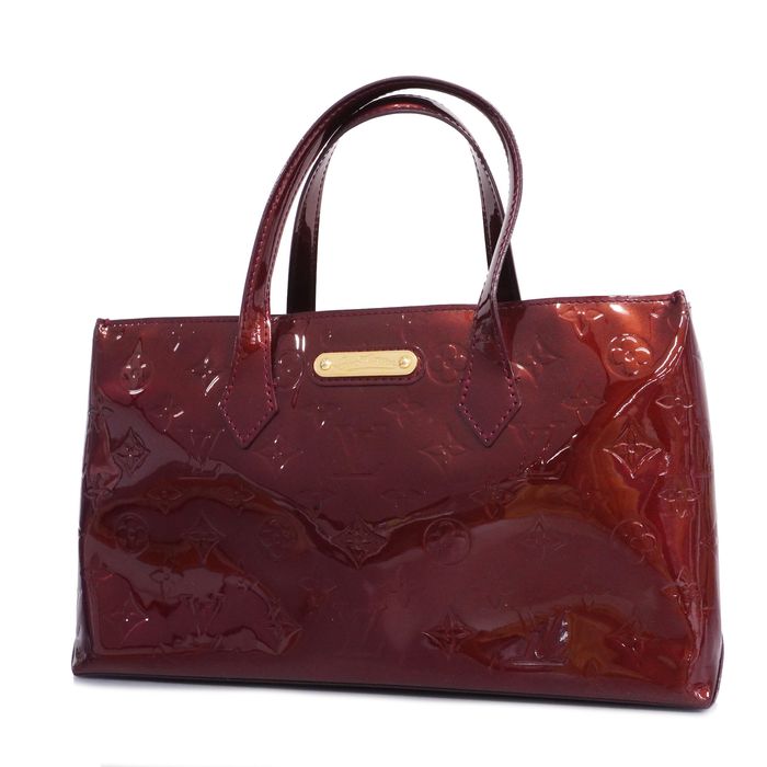 Louis Vuitton Rouge Fauviste Monogram Vernis Alma GM Bag