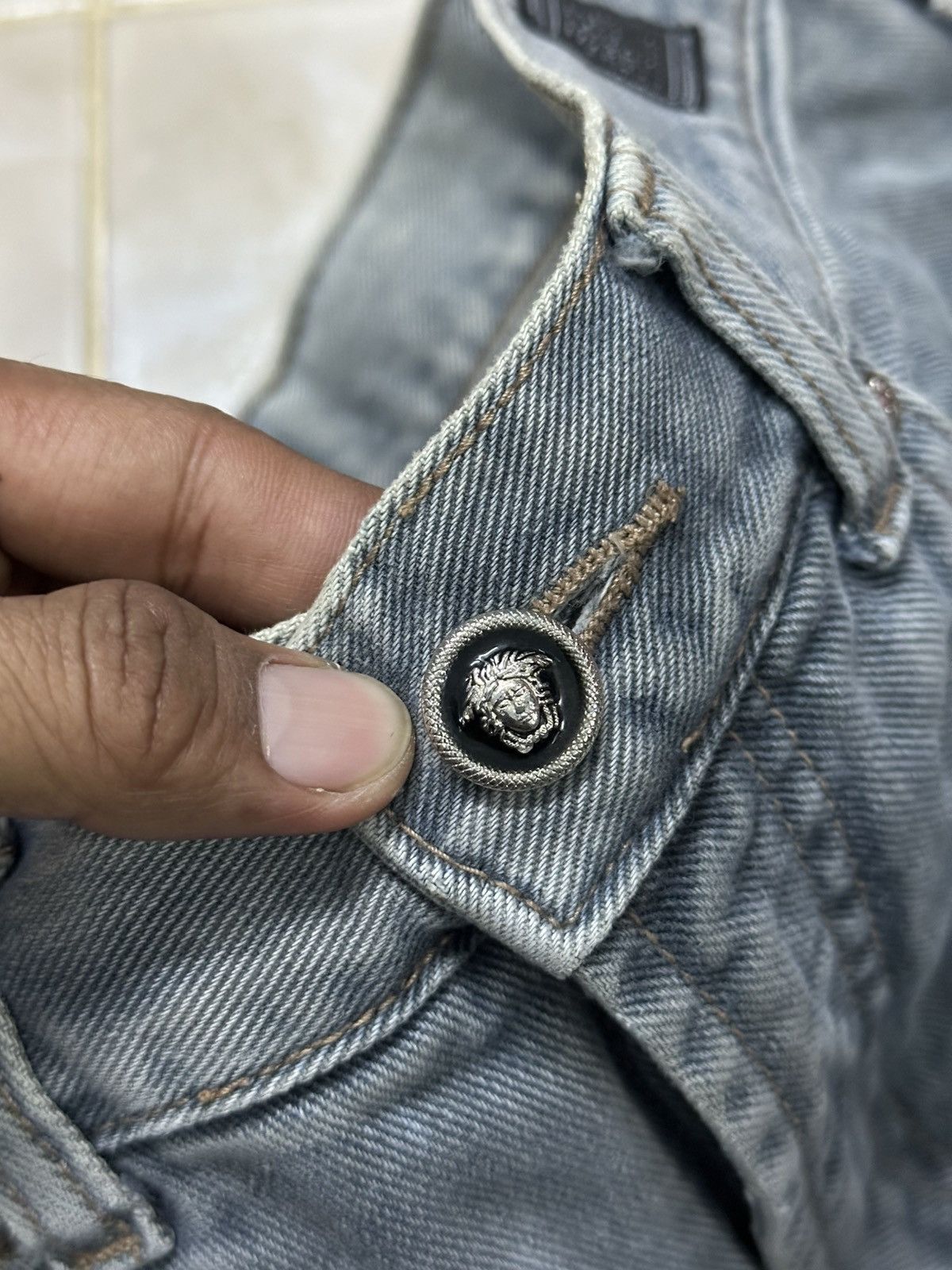 Versace Jeans Couture Versace Jeans Couture Silver Denim . Size US 28 / EU 44 - 8 Thumbnail