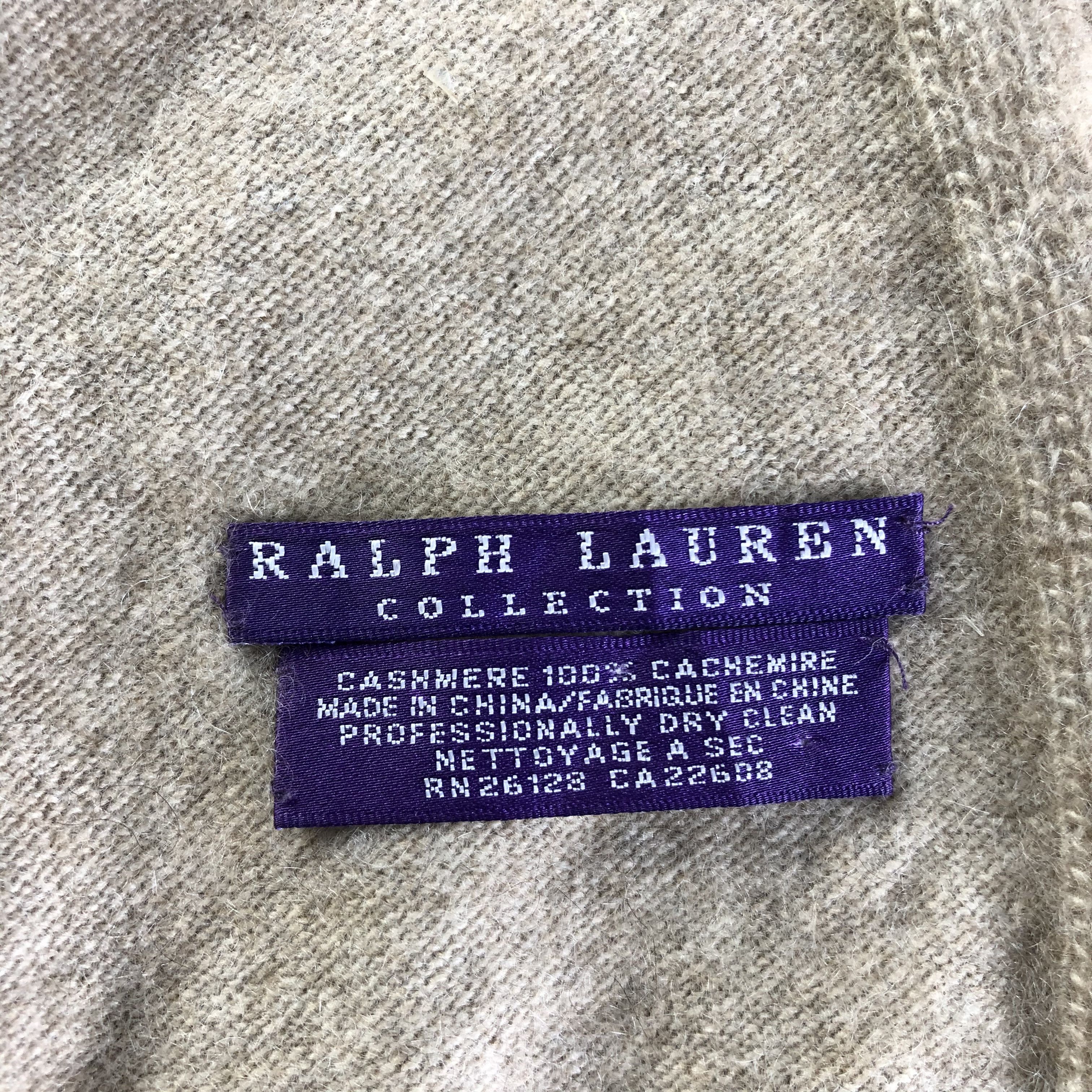 Polo Ralph Lauren Ralph Lauren Cashmere Scarf / Muffler / Neckwear Size ONE SIZE - 8 Thumbnail