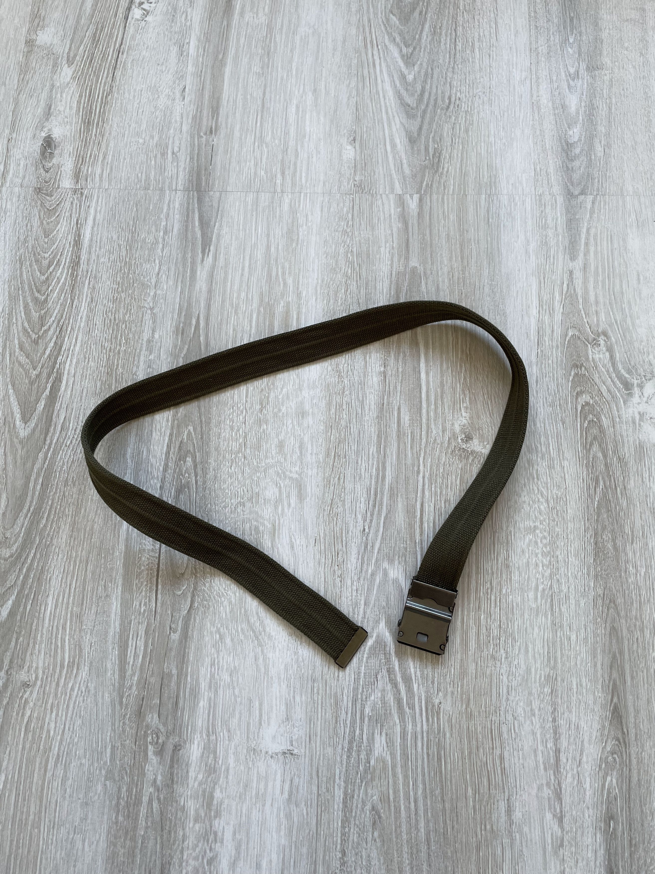 Vintage Vintage Y2K Khaki Cotton Belt Size ONE SIZE - 4 Thumbnail