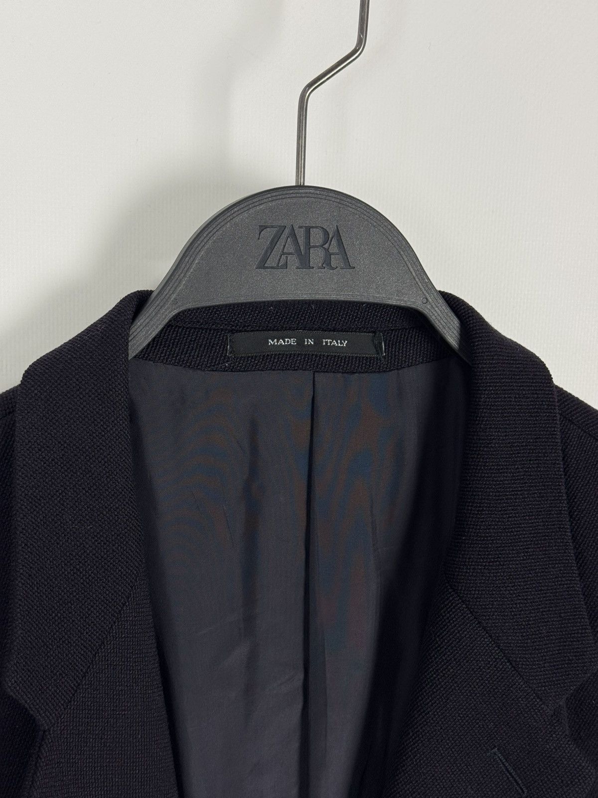 Emporio Armani 70-80’s Vintage Emporio Armani Wool Classic Blazer Jacket Size 44R - 5 Thumbnail