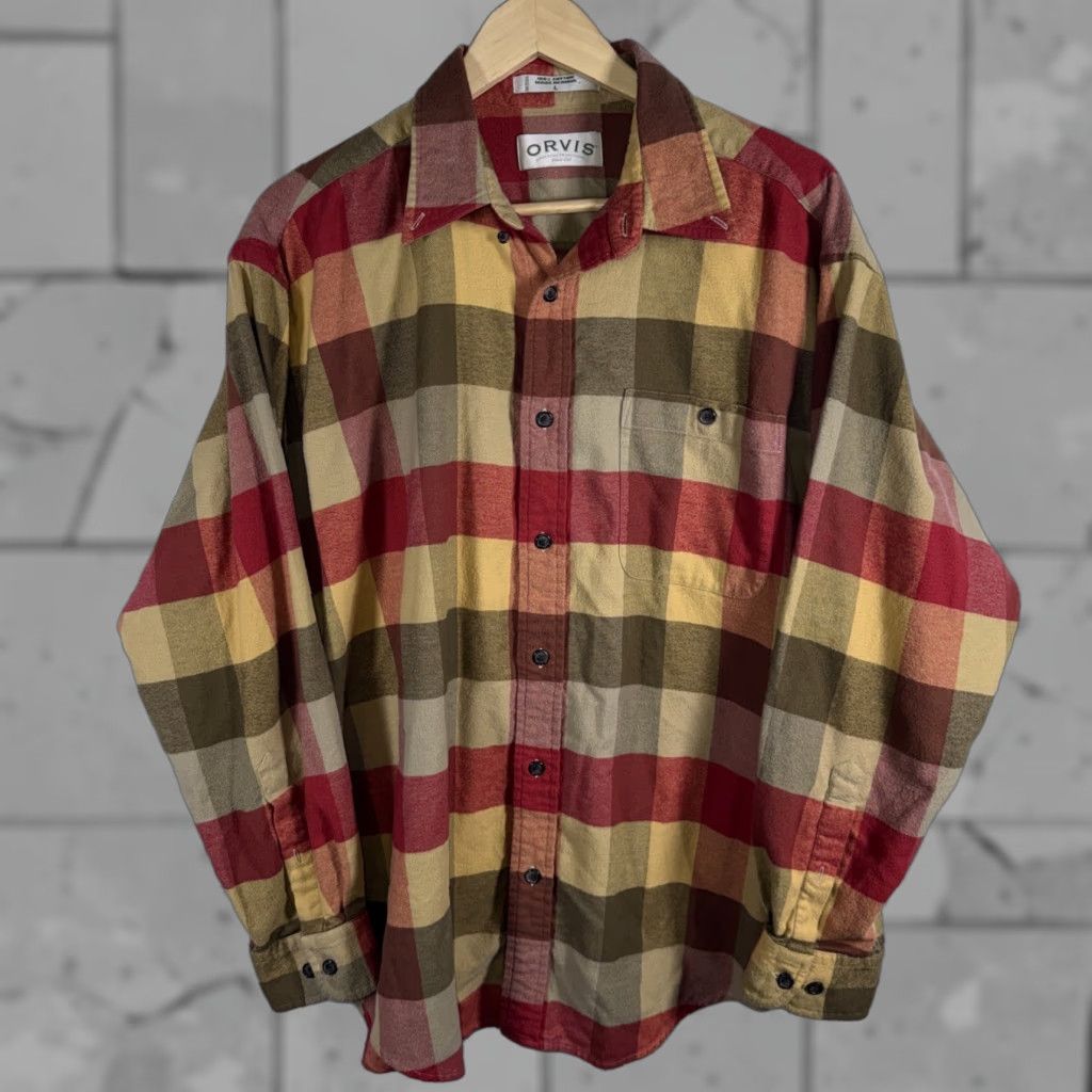 Orvis Orvis Multicolor Plaid Button-Up Shirt Mens Size L Size US L / EU 52-54 / 3 - 1 Thumbnail
