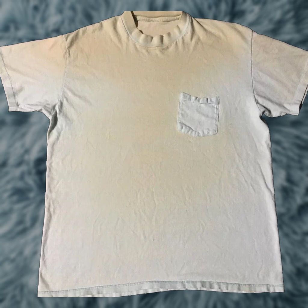 Vintage Vtg 80s 90s Faded Distress Shirt M USA Surf Skate Vaporwave Grunge Biker Punk OP Shirt M Blue 90s Grunge USA Biker Punk Vintage 80s 90s Size US M / EU 48-50 / 2 - 1 Thumbnail