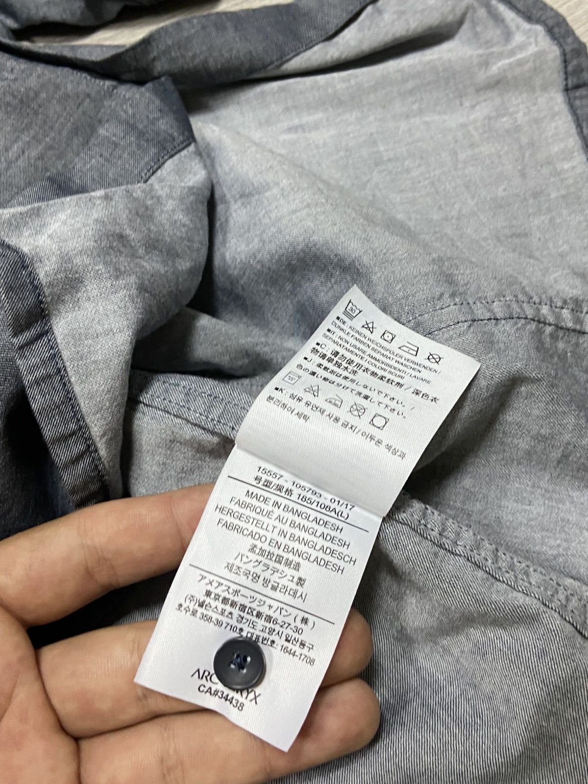 Arc'teryx Arcteryx bird shirt buttons up hidden pockets Size US L / EU 52-54 / 3 - 8 Thumbnail