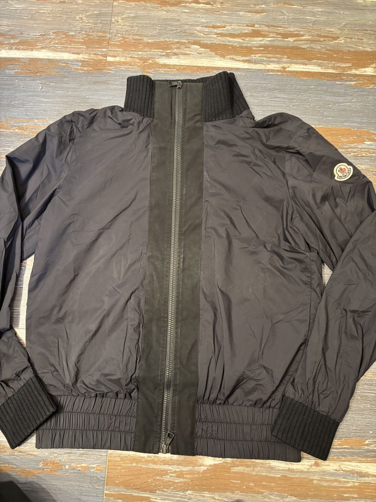 Moncler Moncler Lightweight Windbreaker Black Nylon Size Medium Size US M / EU 48-50 / 2 - 2 Thumbnail