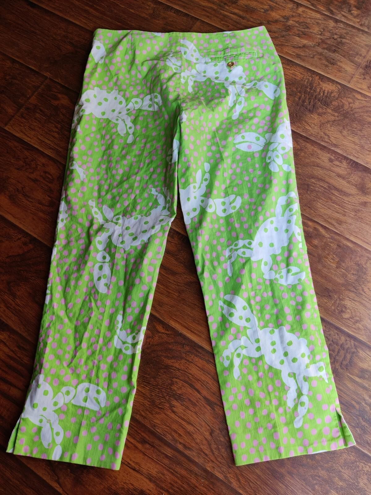 Other Lilly Pulitzer Originals Not So Crabby Green Capri Cropped P Size 32" / US 10 / IT 46 - 5 Thumbnail