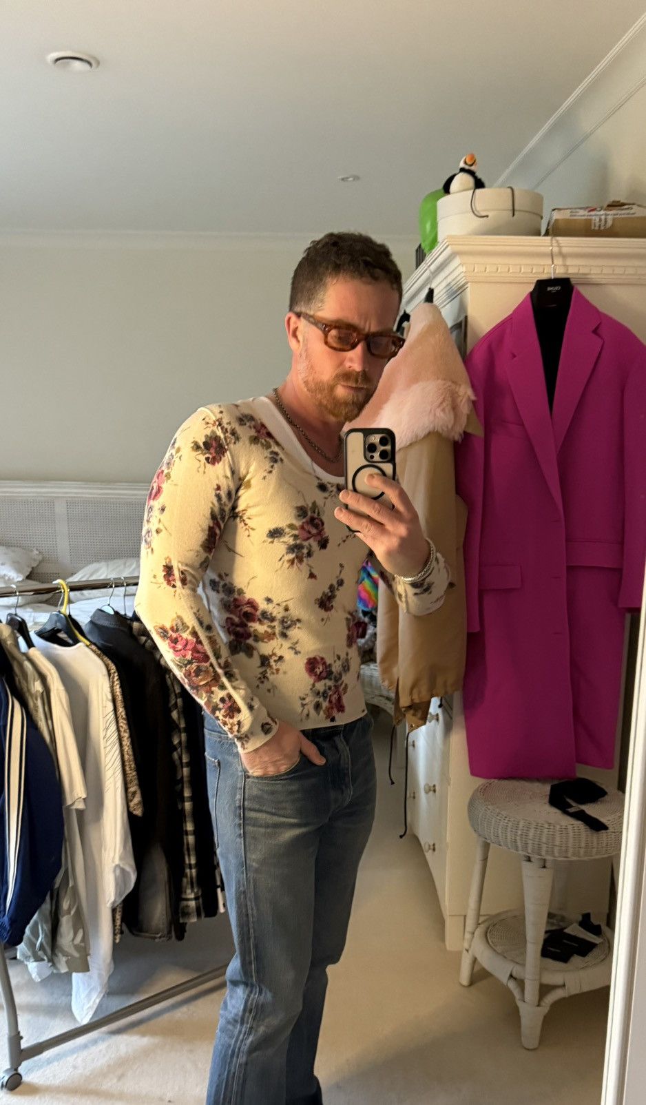 Dolce & Gabbana Dolce & Gabbana D&D floral cream sweater 46 y2k archive Size US S / EU 44-46 / 1 - 10 Thumbnail