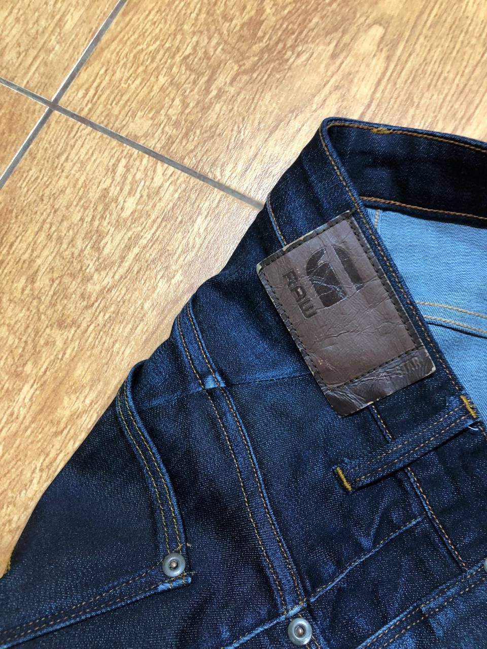 G-Star G Star Raw Jeans Type C 3D Super Slim Denim Stretch Size US 33 - 12 Thumbnail