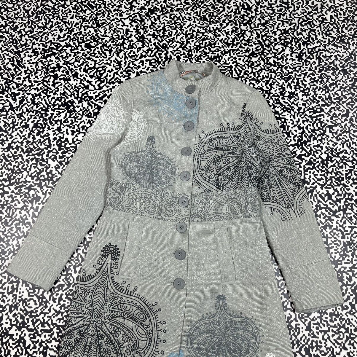 Desigual Vintage Y2K Desigual Boho Retro Japanese Style Coat Jacket Size M / US 6-8 / IT 42-44 - 7 Thumbnail