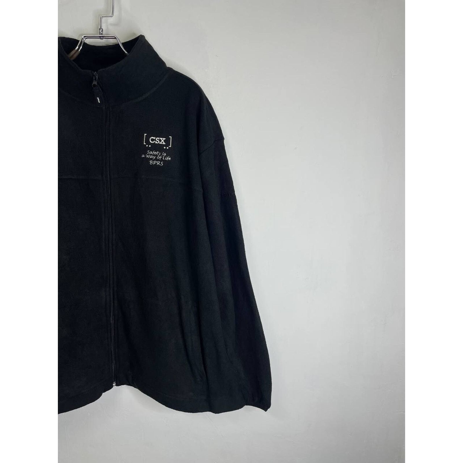Reebok Vintage Reebok Safety Black Fleece Zip-Up Jacket Size XXL Size US XXL / EU 58 / 5 - 5 Thumbnail