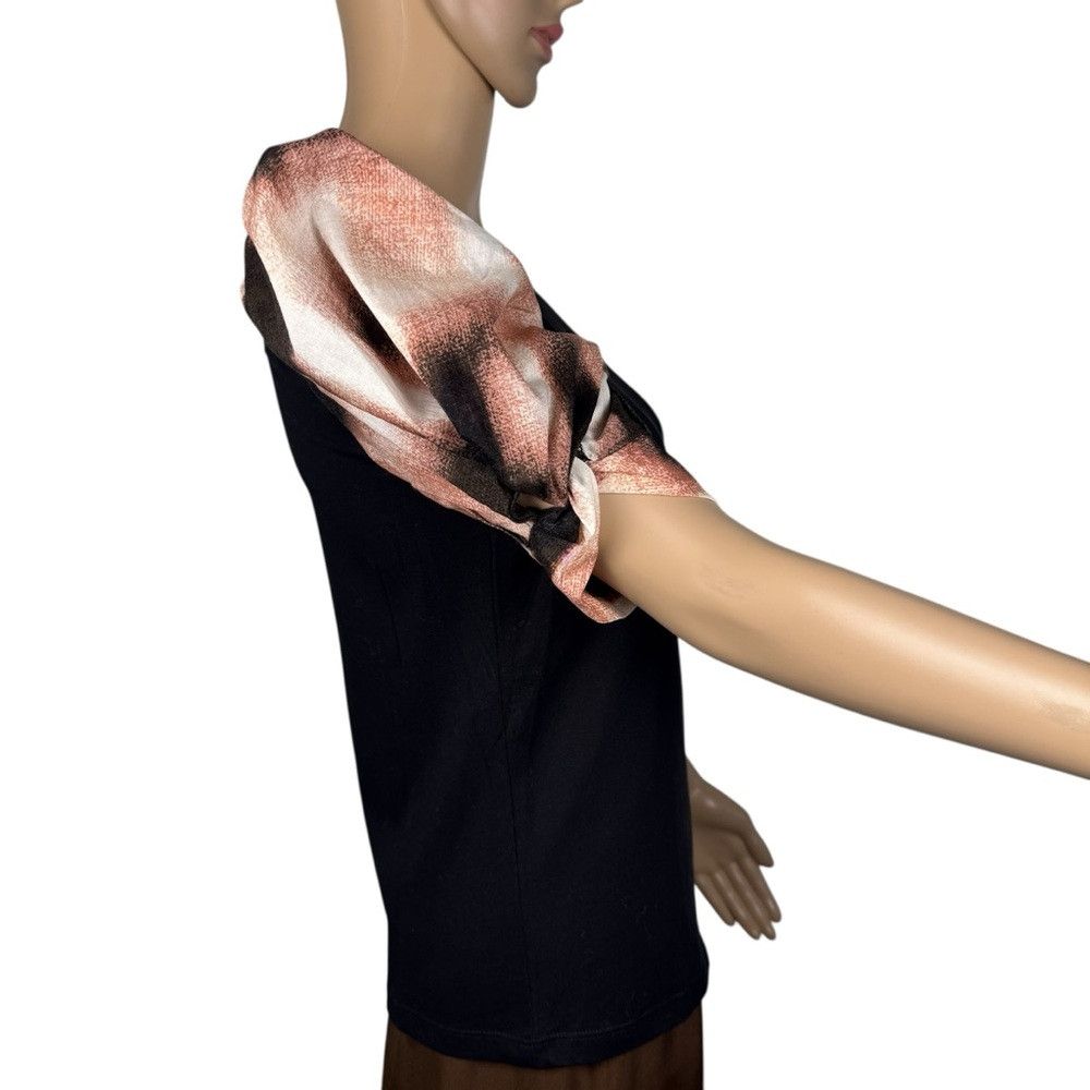 Other NWT New Cable & Gauge Mixed Media Puff Short Sleeve Top Siz Size S / US 4 / IT 40 - 3 Thumbnail