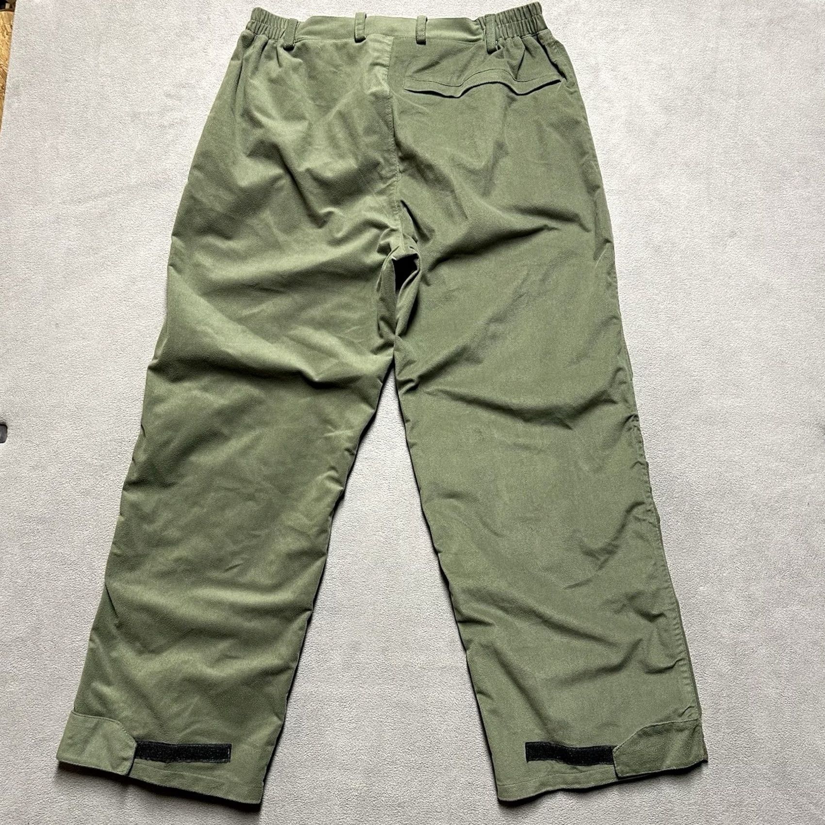 Vintage Huntworth Mens Medium Green Micro Fleece Hunting Pants Waterproof Weatherproof Size US 31 - 2 Thumbnail