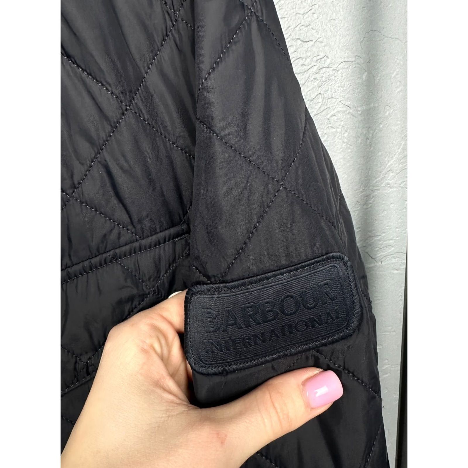 Barbour Barbour Barbour International Ariel Mens Quilted Jacket L Blue Jacket Mens Size US L / EU 52-54 / 3 - 4 Thumbnail