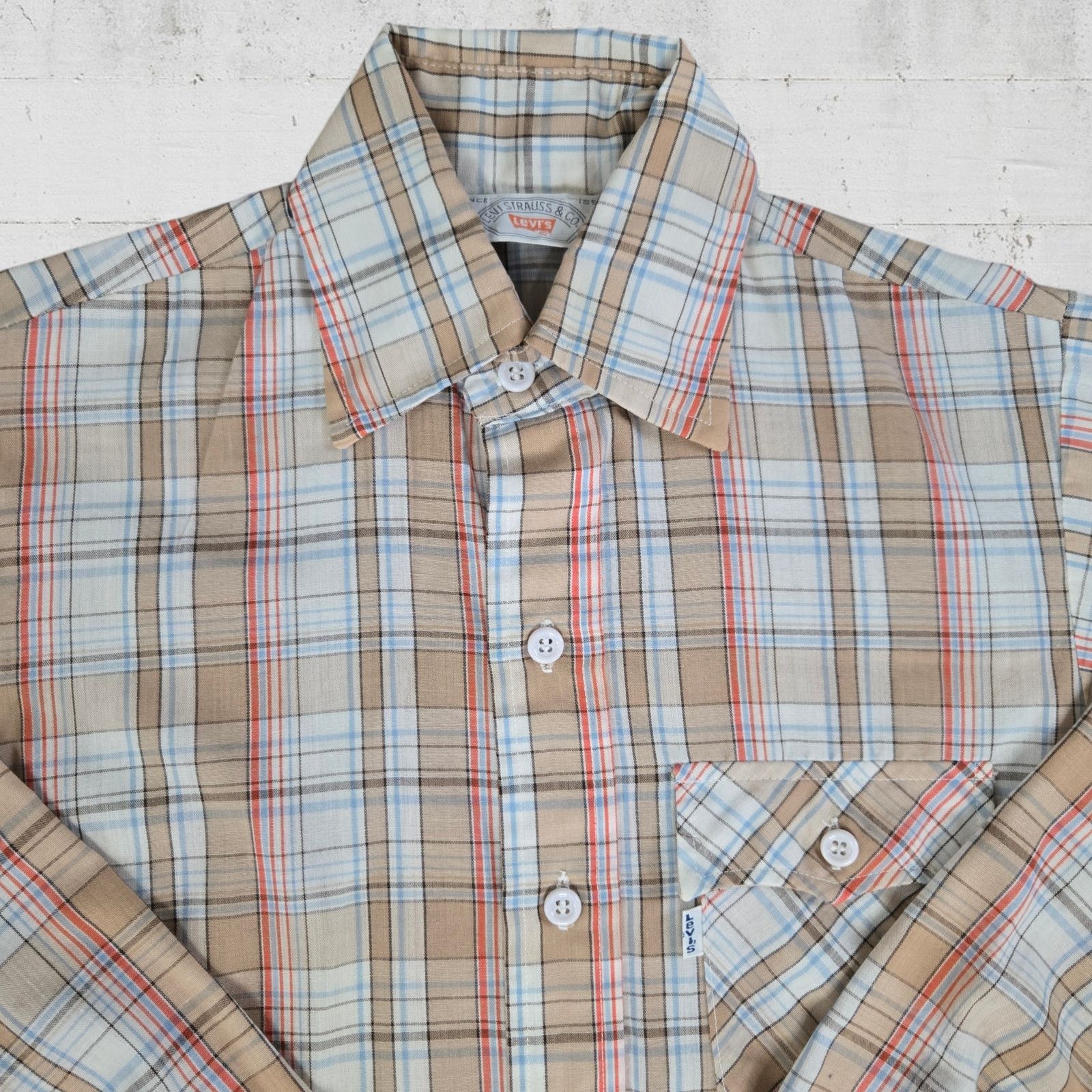 Levi's 70s Levi's Plaid Button Down XS Size US XS / EU 42 / 0 - 3 Thumbnail