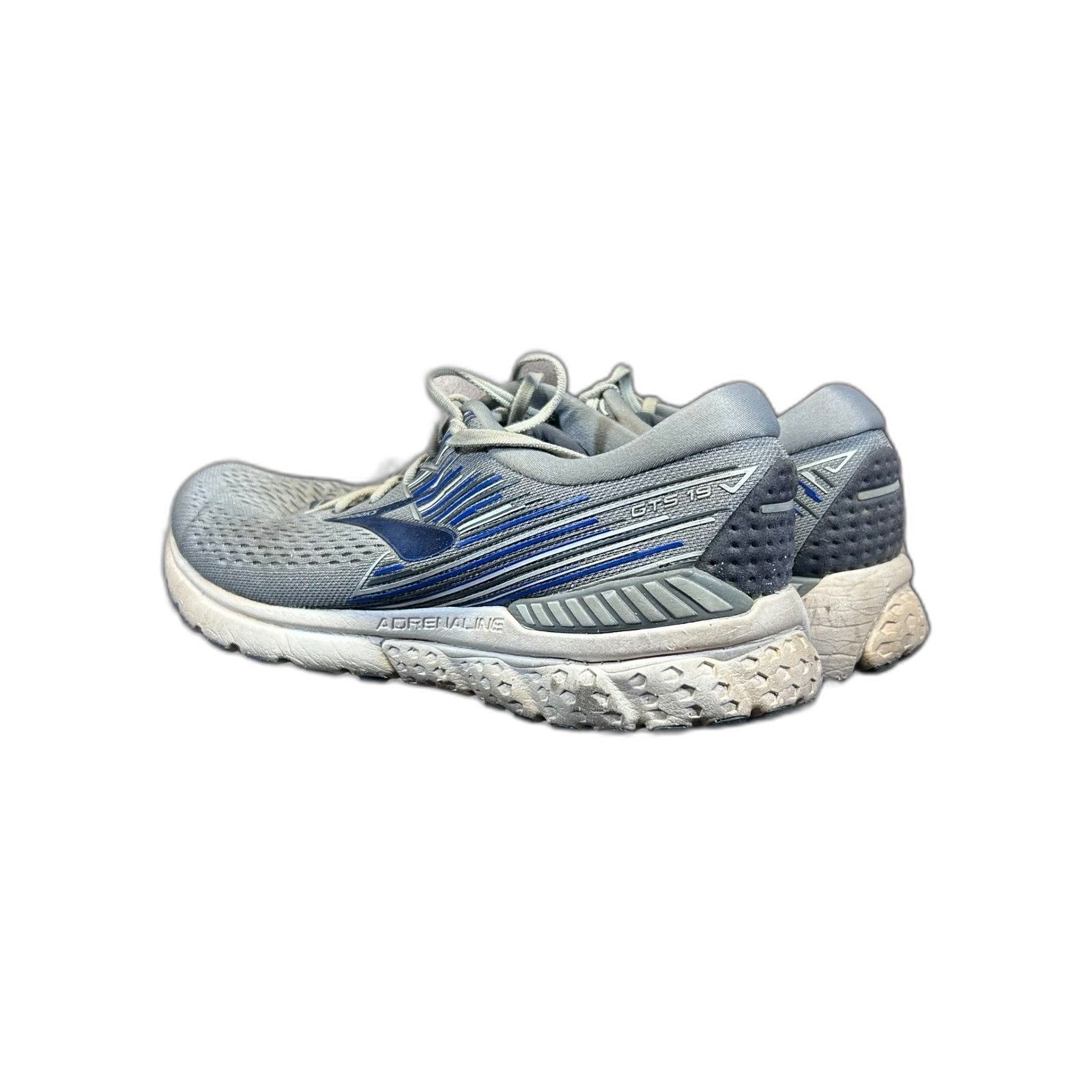 Brooks Brooks Adrenaline GTS 19 Men's Size 11 Running Shoes Gray bl Size US 11 / EU 44 - 6 Thumbnail