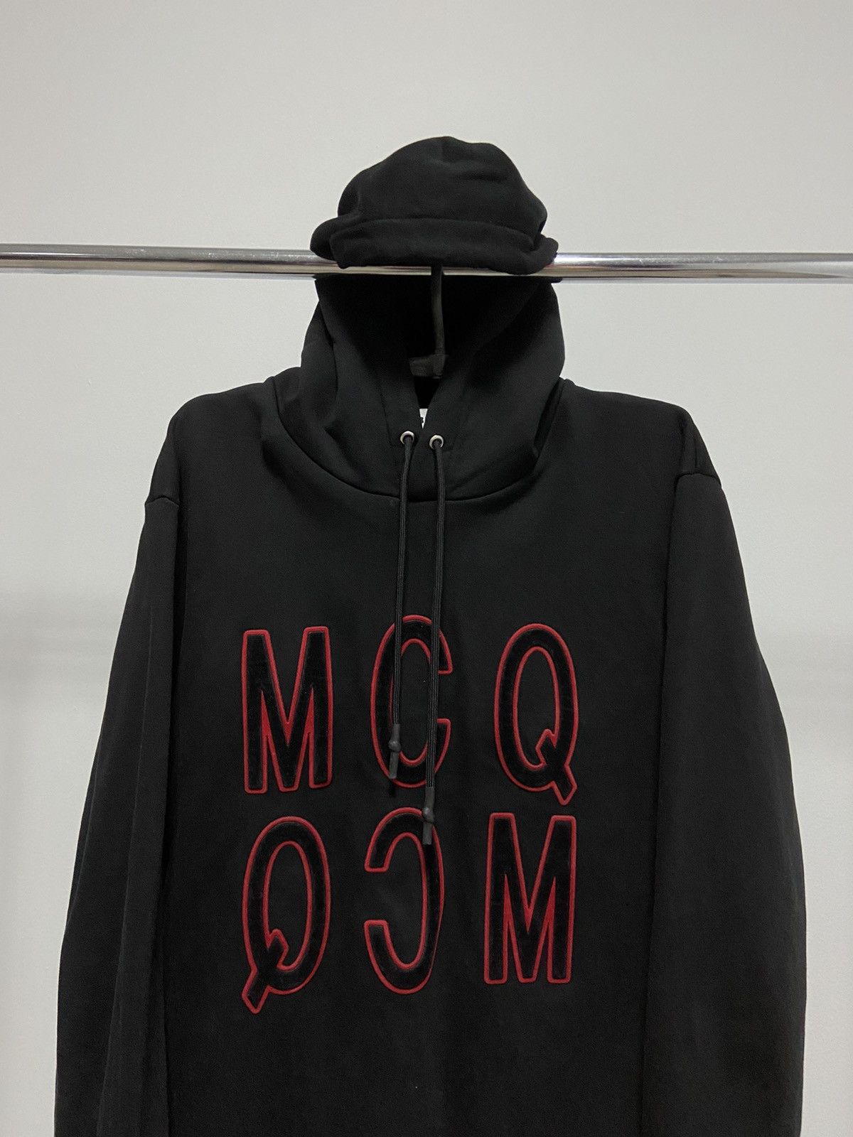 Alexander McQueen × Vintage Alexander McQueen Vintage Hoodie Big Logo MCQ Luxury Size US M / EU 48-50 / 2 - 2 Thumbnail