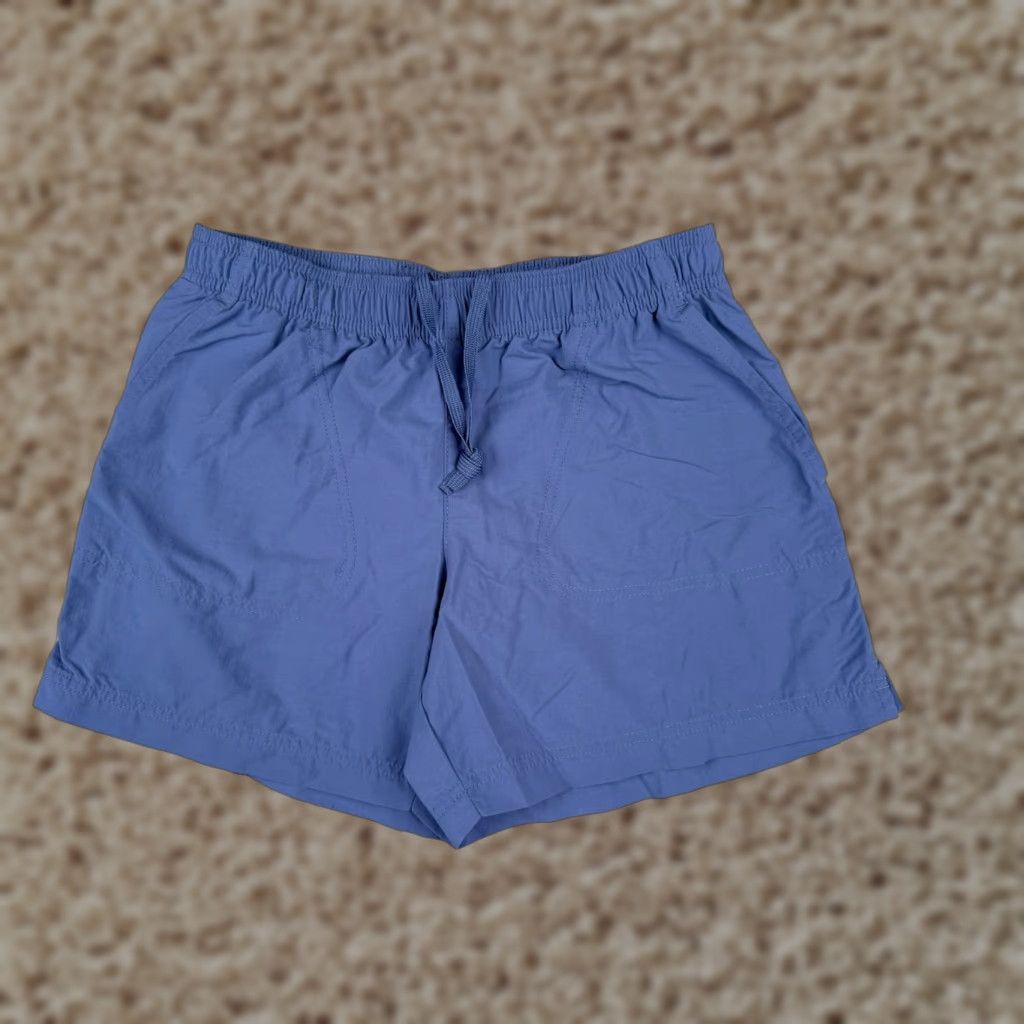 Vintage VINTAGE Columbia Shorts Women XS Blue Cargo Elastic Nylon Activewear Casual Travel Summer Girls Size 26" / US 2 / IT 38 - 1 Thumbnail