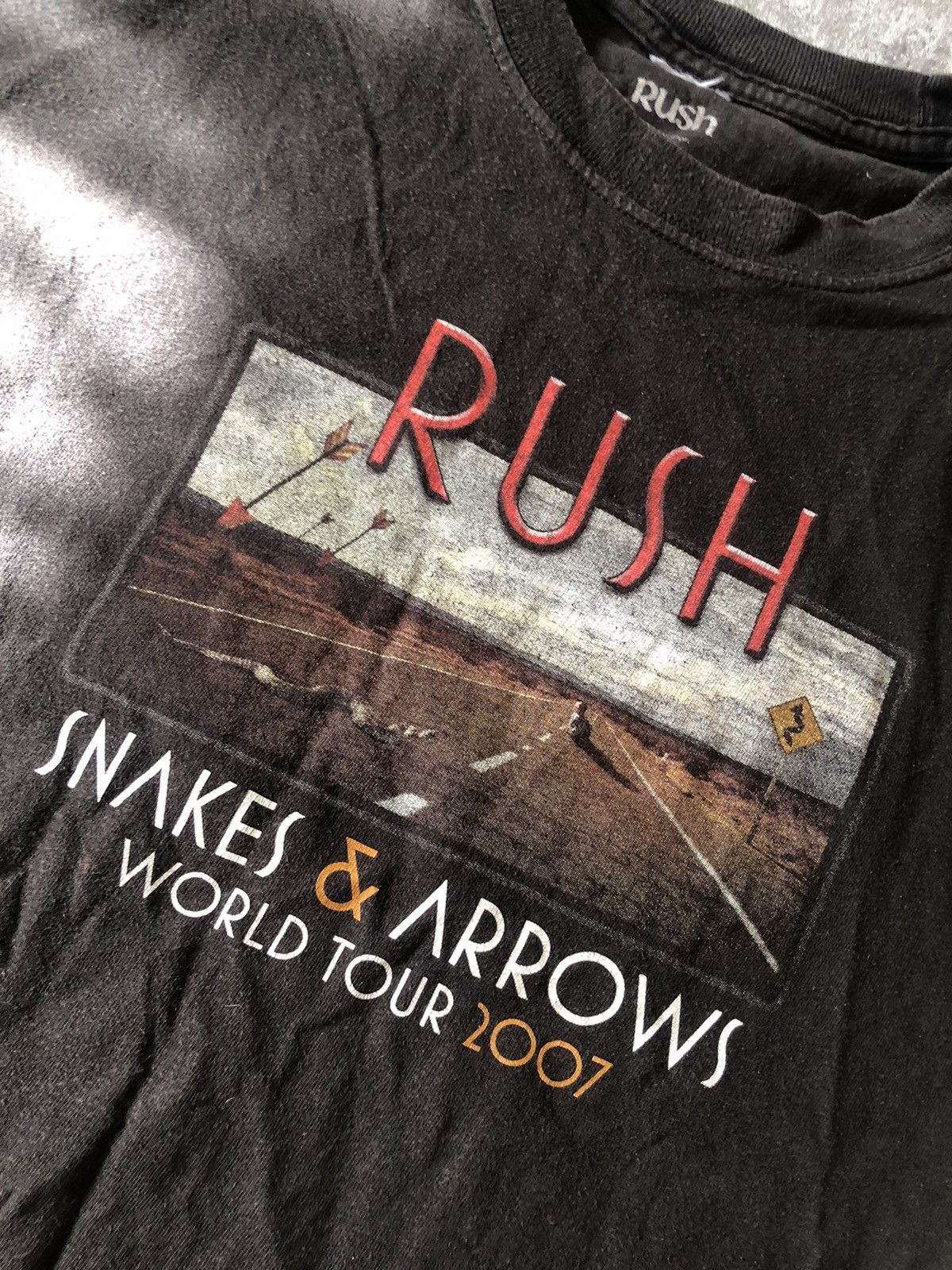 Band Tees RUSH WORLD TOUR 2007 WASHED TEE Size US L / EU 52-54 / 3 - 2 Thumbnail