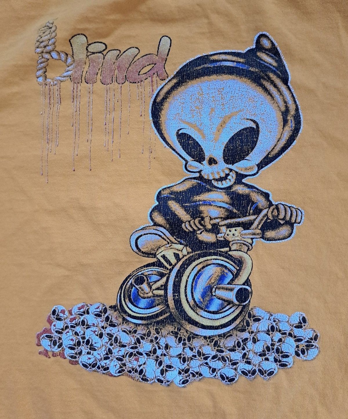 Vintage BLIND SKATEBOARDS x T-Shirt Size US L / EU 52-54 / 3 - 3 Thumbnail