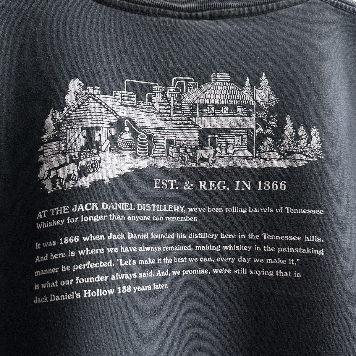 Vintage VINTAGE Y2K JACK DANIEL’S WHISKEY FADED PROMO TEE Size US L / EU 52-54 / 3 - 6 Thumbnail