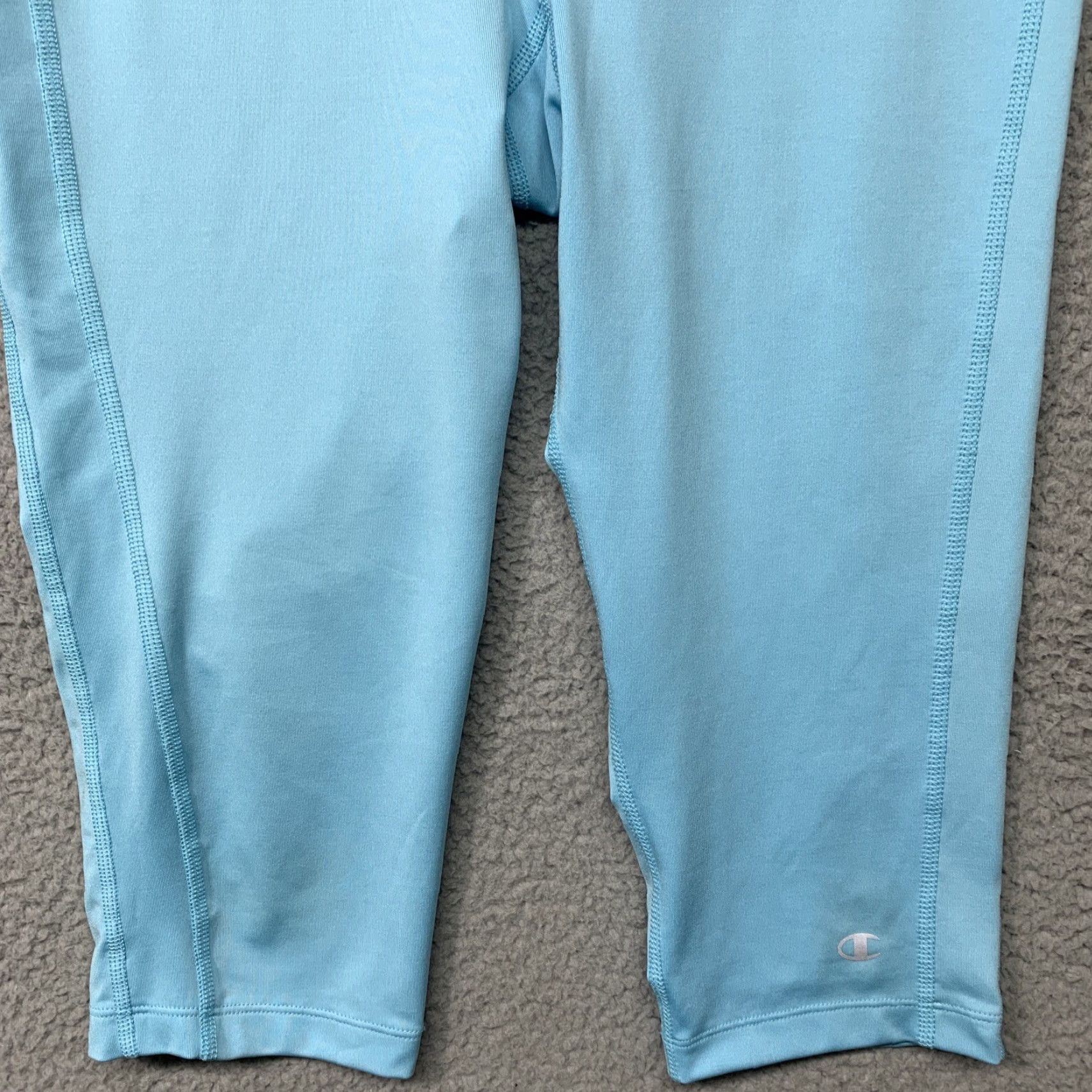 Champion Champion Women’s Power Train Flex Leggings M Mid-Calf Activewear Pants Aqua Leggings Size 32" / US 10 / IT 46 - 3 Thumbnail
