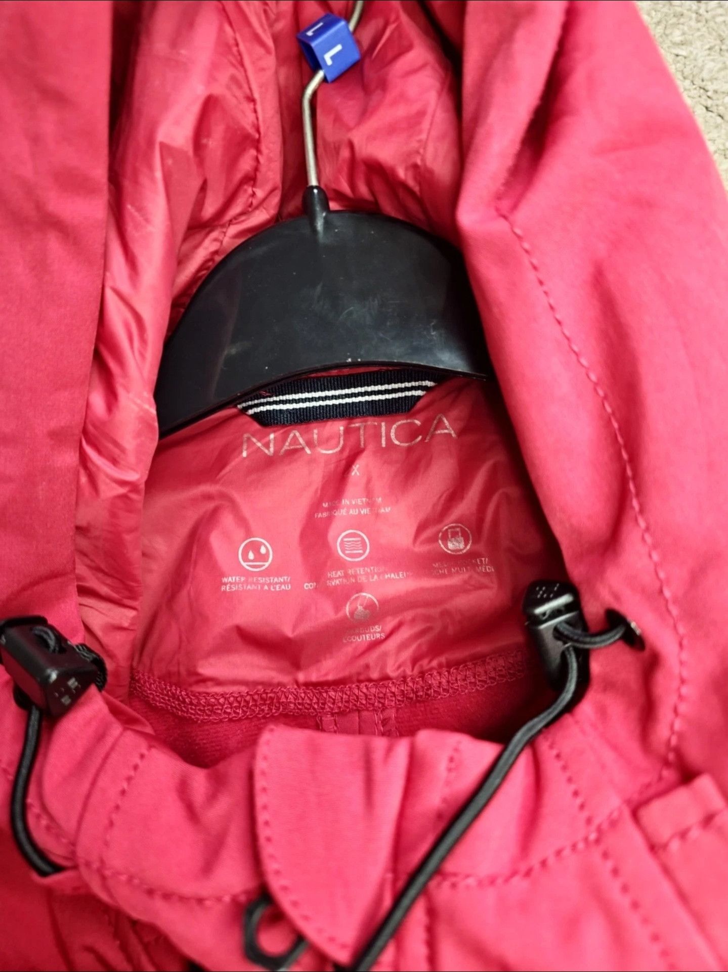 Nautica Nautica Women’s Red Water Resistant Jacket 2XL Size XXL / US 16-18 / IT 52-54 - 4 Thumbnail
