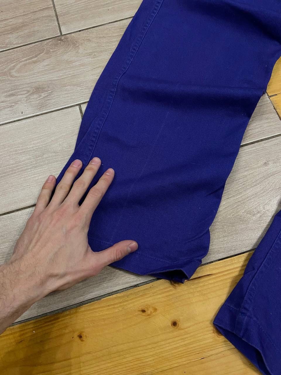 Le Laboureur Vintage French Workwear Washed Blue Front Pochets Pants Size US 33 - 5 Thumbnail