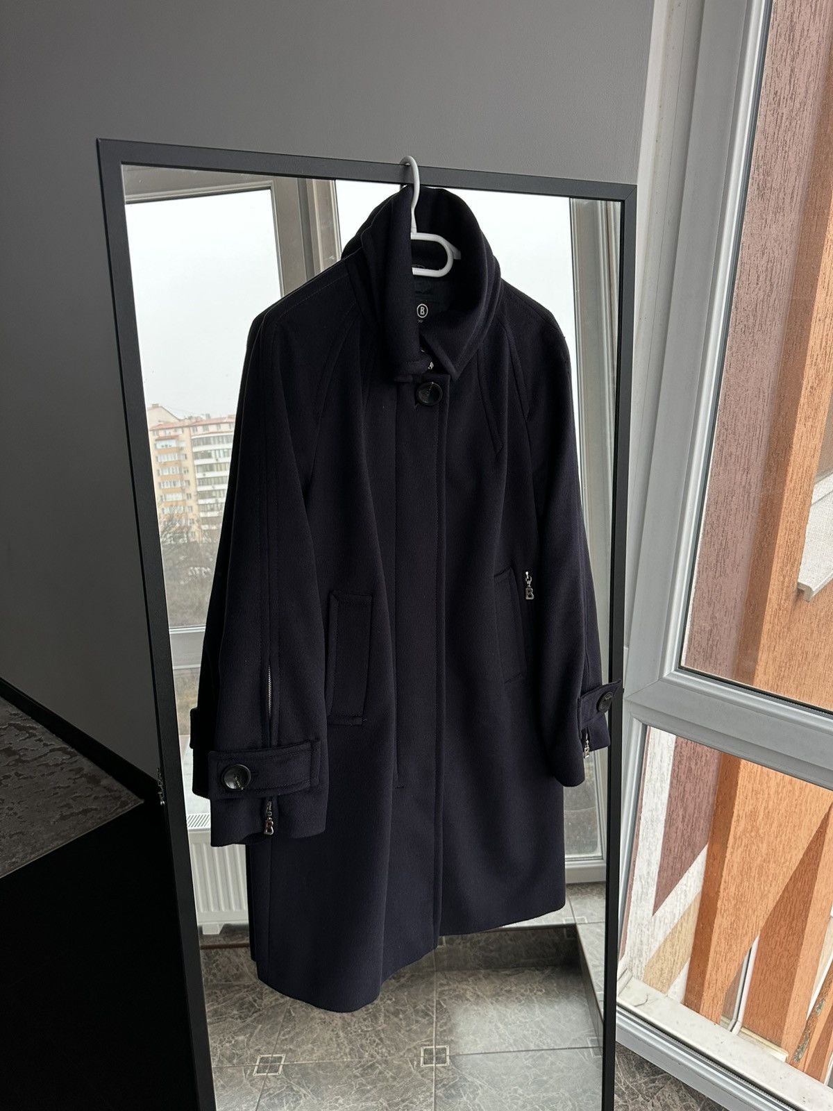 Bogner Bogner Wool Woman Navy Heavy Coat Jacket Sz M Size M / US 6-8 / IT 42-44 - 12 Thumbnail