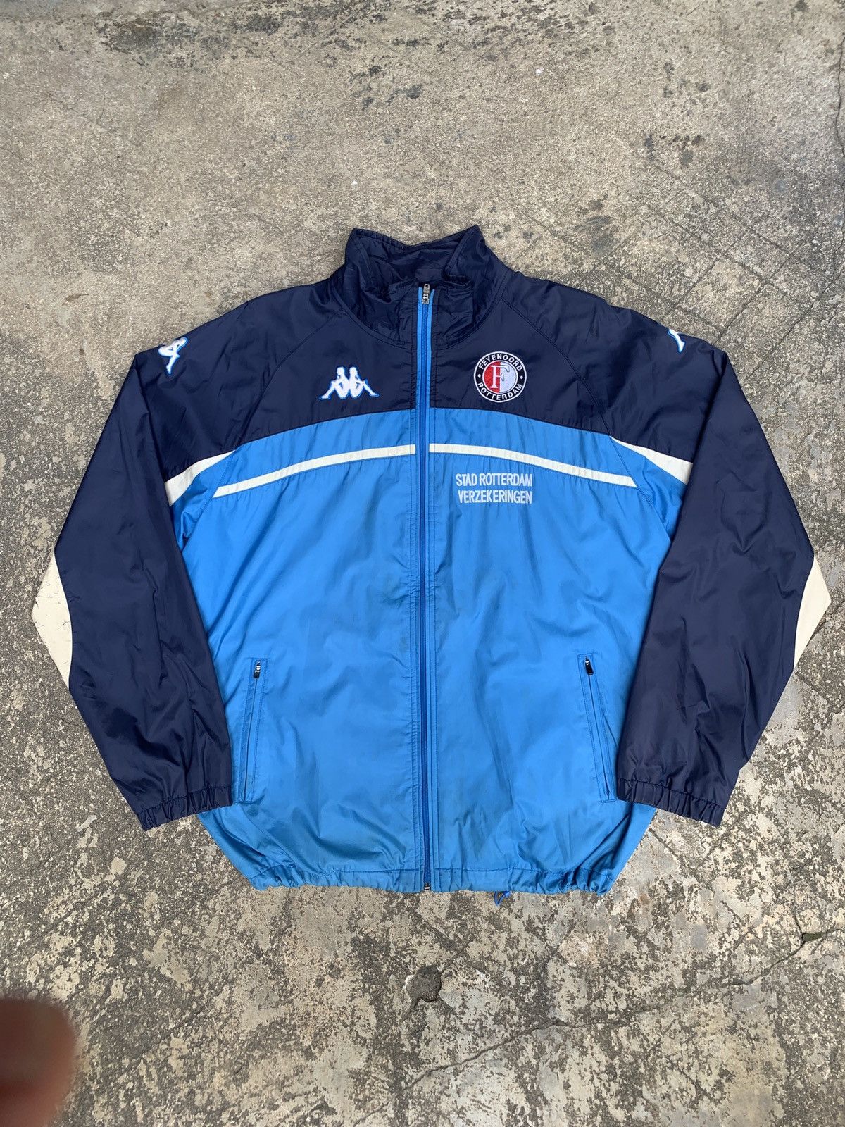 Kappa × Vintage 2000s Kappa Feyenoord Rotterdam Jacket Size US XL / EU 56 / 4 - 1 Thumbnail