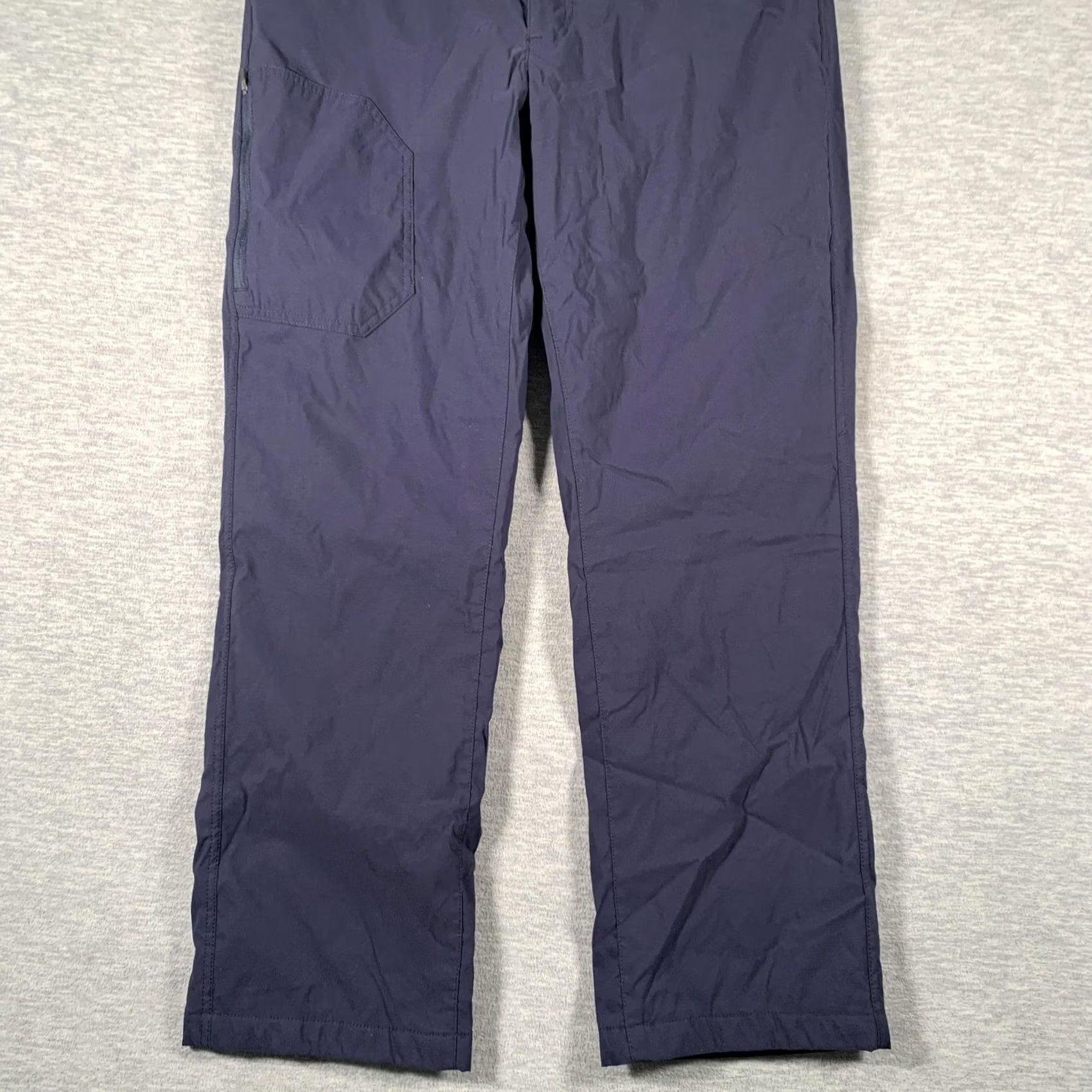 Eddie Bauer Eddie Bauer Pants Mens 37x30 Navy Flannel Lined Tech Hiking Stretch Insulated Size US 36 / EU 52 - 3 Thumbnail