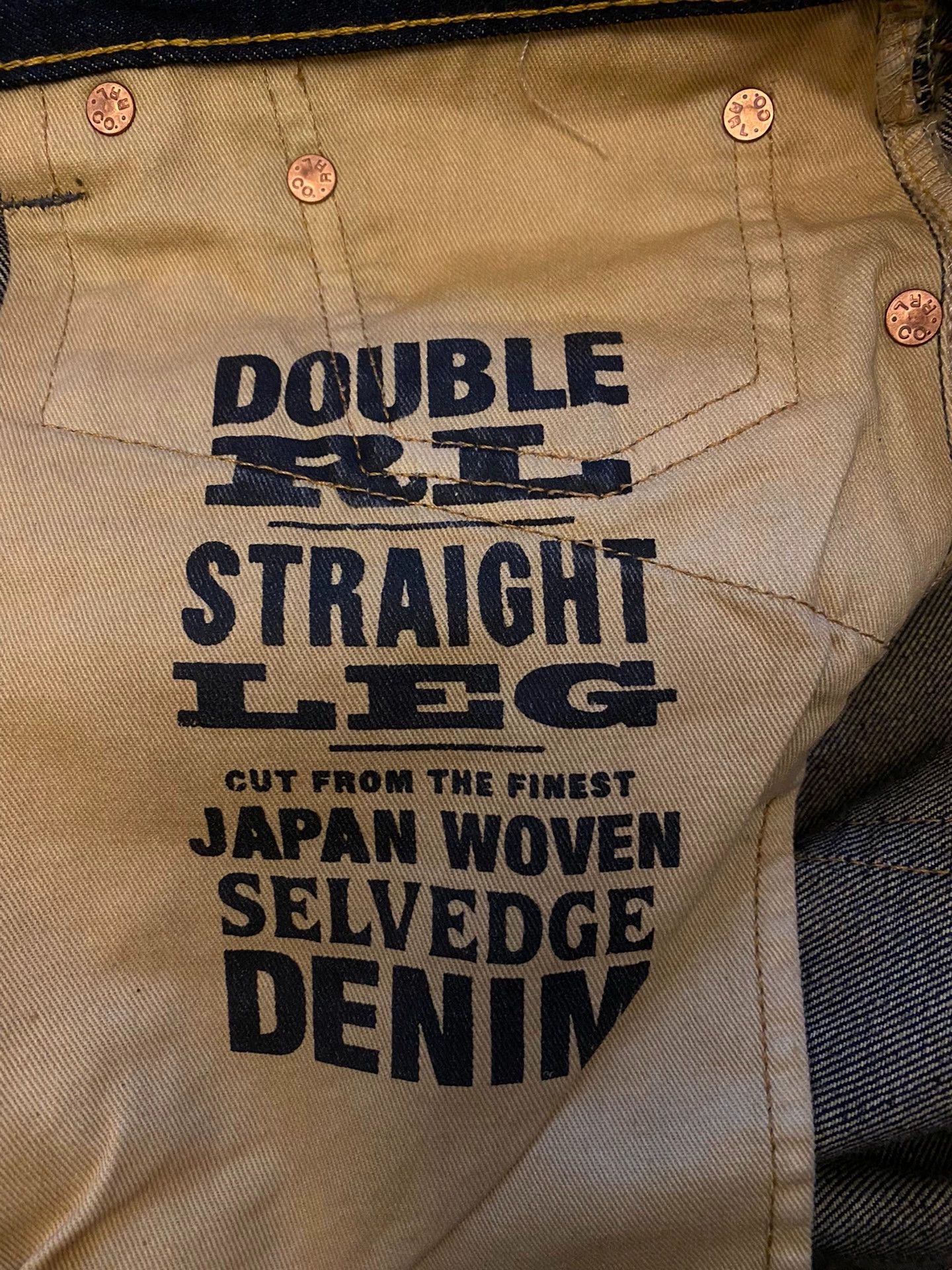 RRL Ralph Lauren RRL Heavy Selvedge Straight Jean 32x32 Japanese Cotton USA Size US 32 / EU 48 - 7 Thumbnail
