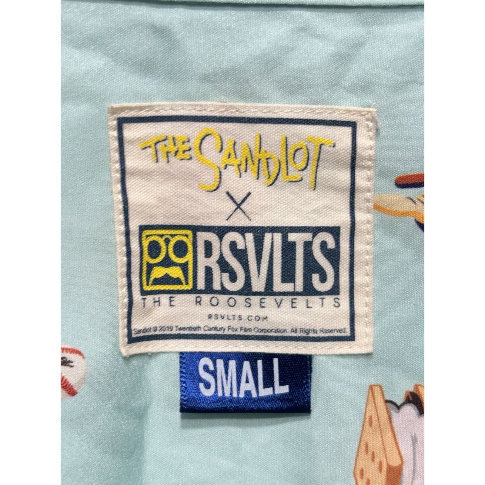 Other RSVLTS The Sandlot Shirt Mens Small Short Sleeve Button Up Size US S / EU 44-46 / 1 - 3 Thumbnail