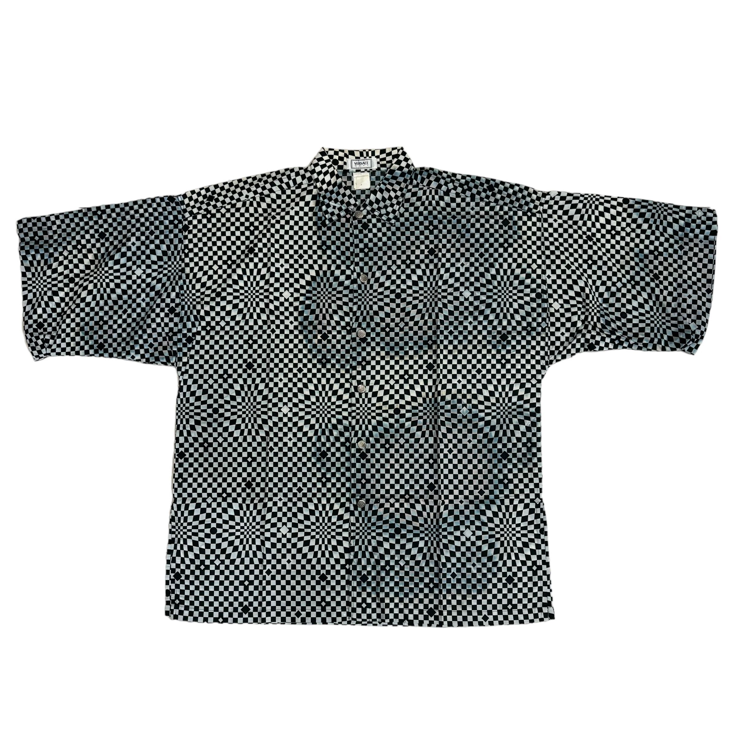 Versace Vintage Versace Mare Psychedelic Shirt Size US L / EU 52-54 / 3 - 1 Thumbnail