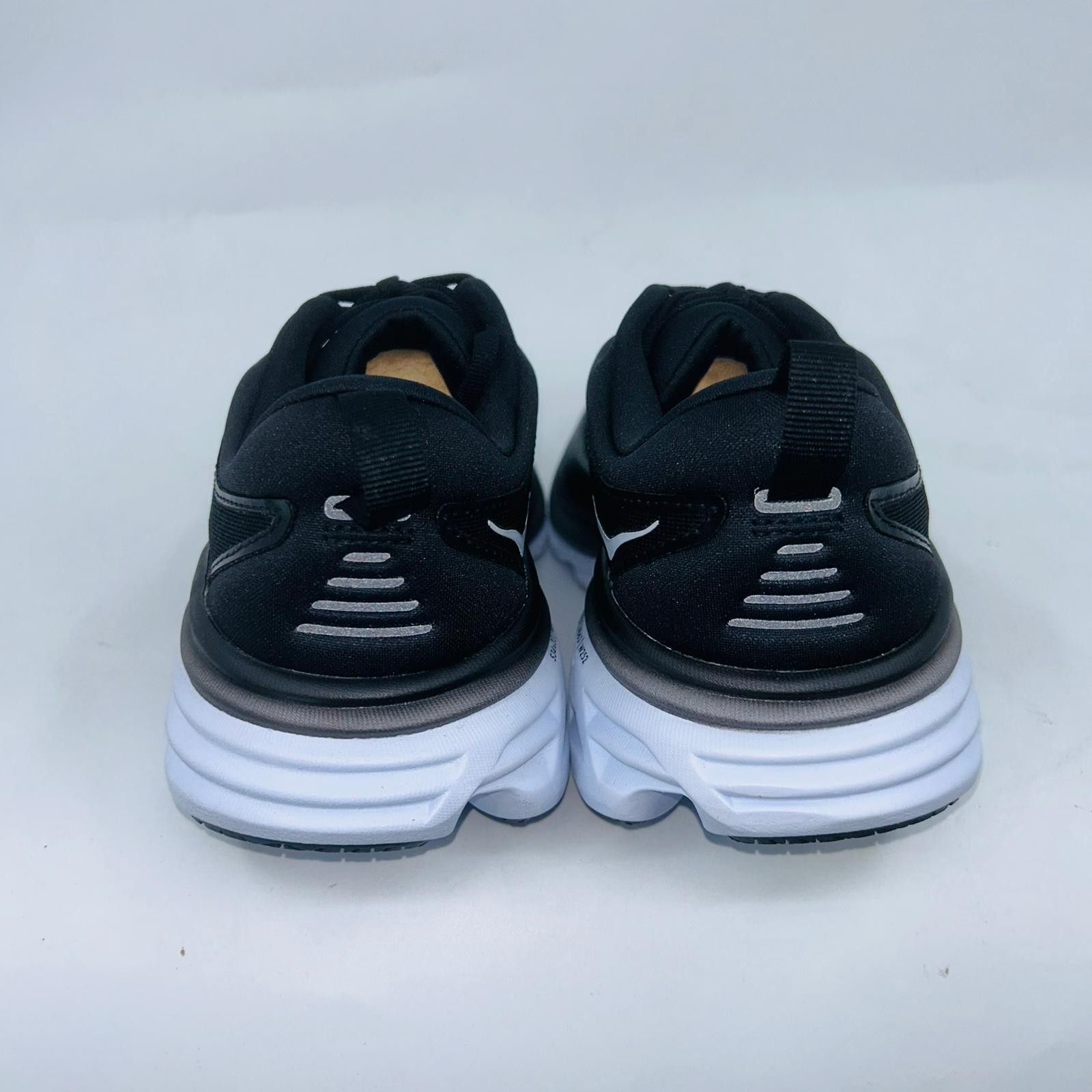Hoka HOKA WOMEN'S BONDI8 WHITE/BLACK MESH RUNNING SHOES SIZE 8.5B Size US 8.5 / IT 38.5 - 3 Thumbnail