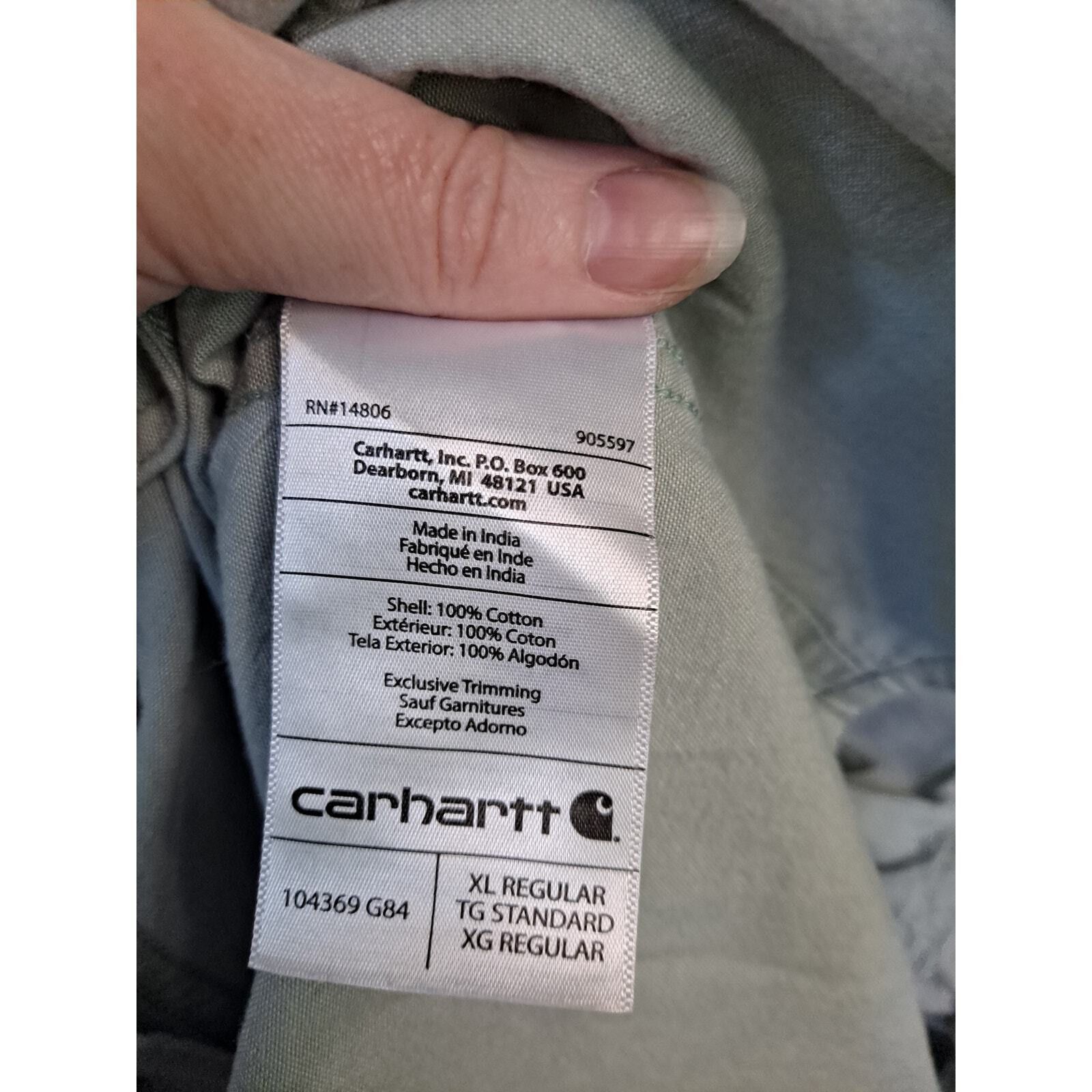 Carhartt Carhartt Loose Fit 2 Pocket Short Sleeve Tan Button Up Size Size US XL / EU 56 / 4 - 5 Thumbnail