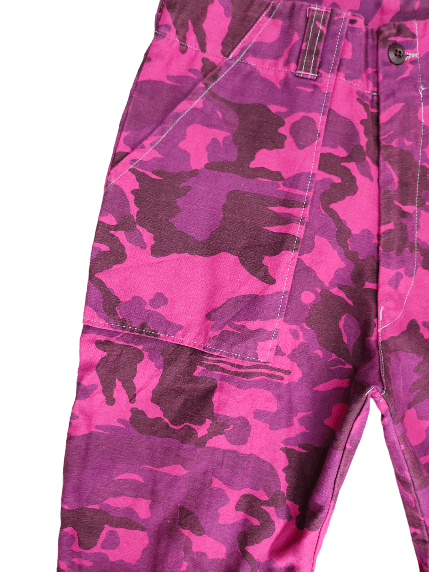 If Six Was Nine Japanese Brand 1409 Bondage Zipper Camo Fatigue Cropped Size US 29 - 4 Thumbnail