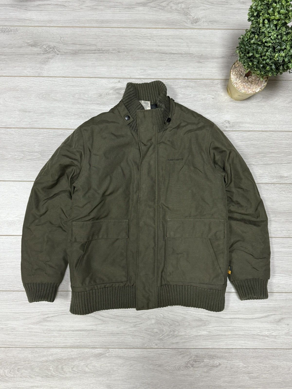 Carhartt Vintage Carhartt Cordura Ranger Jacket khaki Size US L / EU 52-54 / 3 - 5 Thumbnail