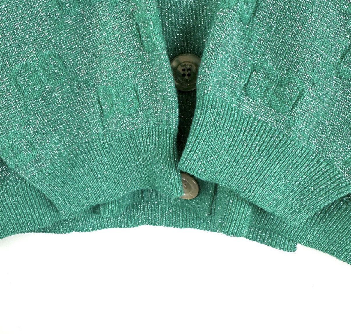 Gucci Gucci Double G Logo Long Sleeve Cardigan K12 Size M / US 6-8 / IT 42-44 - 6 Thumbnail