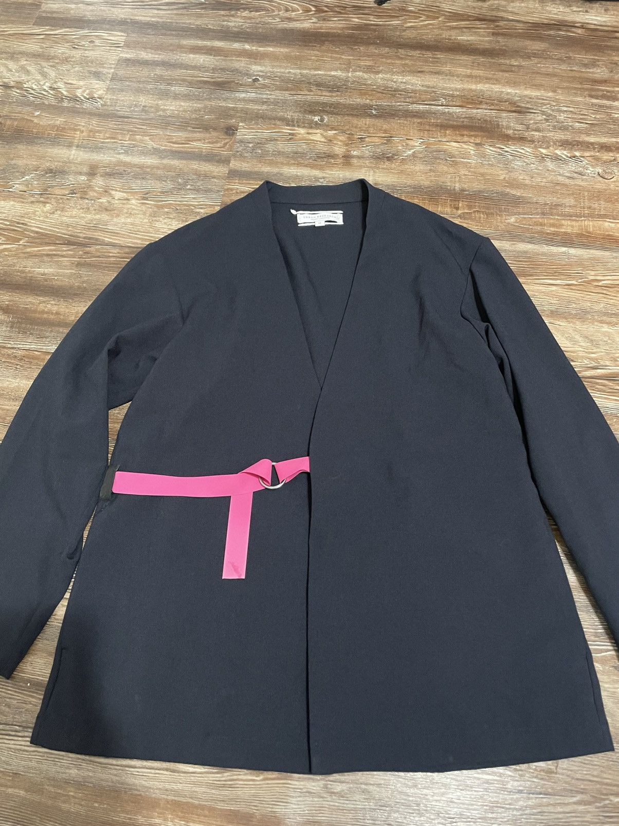 URBAN RESEARCH DOORS Urban Research Tech Kimono CUSTOM Belted Closure Navy Size US M / EU 48-50 / 2 - 1 Thumbnail